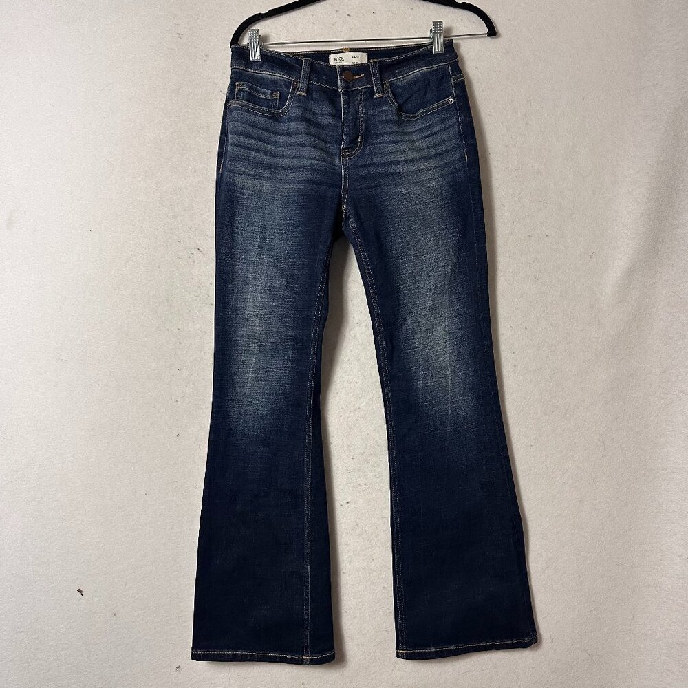 BKE Denim Andi Boot Stretch Jean size 26 x 30 mid rise slim‎ fit dark Wash